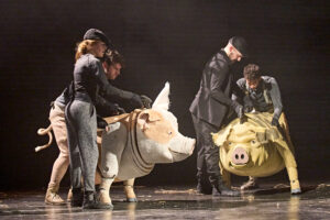 Animal farm production shot